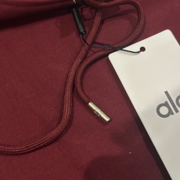 Alo Yoga Accolade Hoodie Burgundy Truffle - Picture 3 of 3